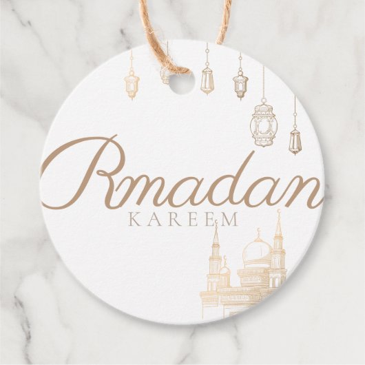 Ramadan Kareem Geschenktag Geschenkanhänger (Vorderseite)