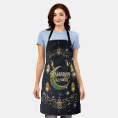 Ramadan Kareem glänzender Himmel Schürze (Getragen)