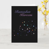 Ramadan Kareem Glitzer Karte (Gelbe Blume)