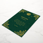 Ramadan Kareem Gold Foil Islamic Invitation Folieneinladung (Gedreht)