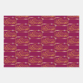 Ramadan Kareem Gold Frame Geschenkpapier Set (Vorderseite 3)
