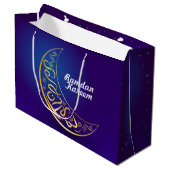 Ramadan Kareem Große Geschenktüte (Vorderseite Schrägansicht)