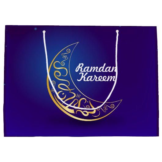 Ramadan Kareem Große Geschenktüte (Rückseite)