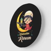 Ramadan Kareem Große Wanduhr (Winkel)
