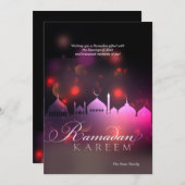 Ramadan Kareem Grußkarte Feiertagskarte (Vorne/Hinten)