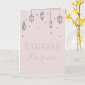 Ramadan Kareem Grußkarte ,Geschenkkarte Karte (Gelbe Blume)