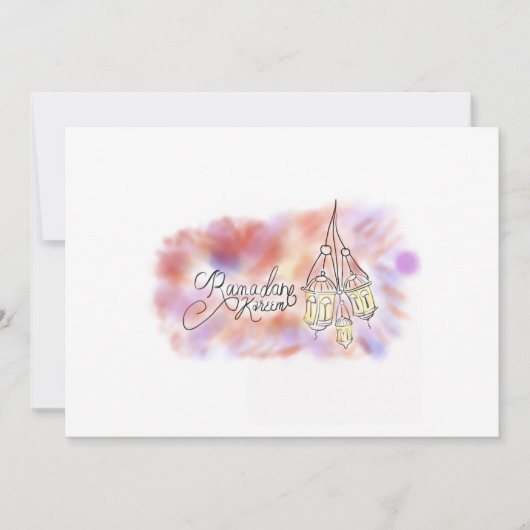 Ramadan Kareem Grußkarte Karte (Vorderseite)