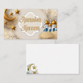 Ramadan Kareem Grußkarte Mitteilungskarte (Vorne/Hinten)
