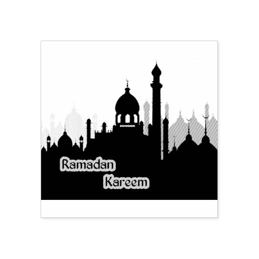 Ramadan Kareem Gummistempel (Prägung)