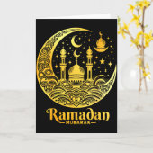 Ramadan Kareem gutes Fasten Ramadan Mubarak Islam Karte (Gelbe Blume)