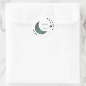 Ramadan Kareem Halbmond Islam Mubarak Stars Postca Runder Aufkleber (Tasche)