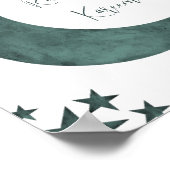 Ramadan Kareem Halbmond Islam Mubarak Stars Poster (Ecke)