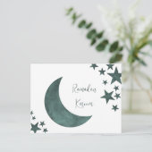 Ramadan Kareem Halbmond Islam Mubarak Stars Postkarte (Stehend Vorderseite)