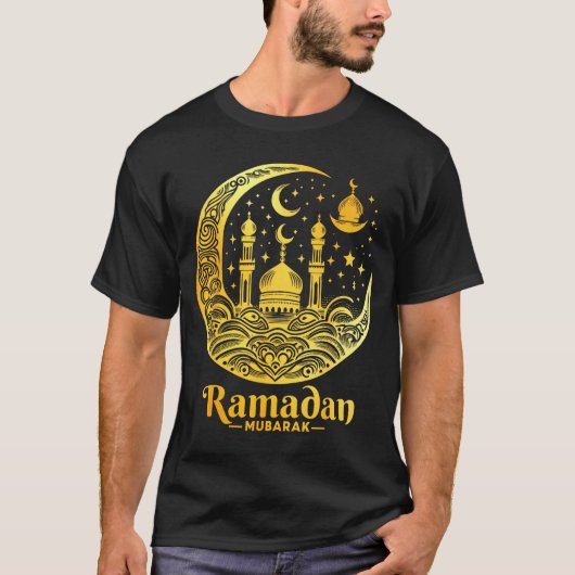 Ramadan Kareem Happy Fasting Ramadan Mubarak Islam T-Shirt (Vorderseite)