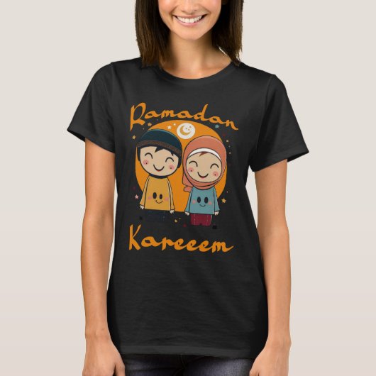 Ramadan Kareem Happy Ramadan Muslims Holy Month Fa T-Shirt (Vorderseite)