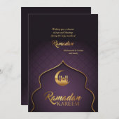 Ramadan Kareem Holiday Card Feiertagskarte (Vorne/Hinten)