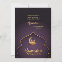 Ramadan Kareem Holiday Card