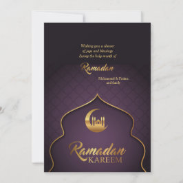 Ramadan Kareem Holiday Card Feiertagskarte