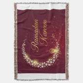 Ramadan Kareem holiday Personalized Card Decke (Vorderseite Vertikal)