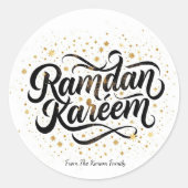 Ramadan Kareem holiday  Runder Aufkleber (Vorderseite)
