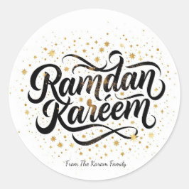 Ramadan Kareem holiday Runder Aufkleber