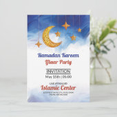 Ramadan Kareem Iftaar Party Flyer Einladung (Stehend Vorderseite)