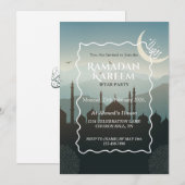 Ramadan Kareem Iftar Invitation Personalized Einladung (Vorne/Hinten)
