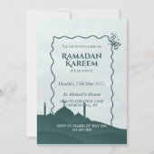 Ramadan Kareem Iftar Invitation Personalized Einladung (Vorderseite)
