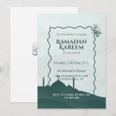 Ramadan Kareem Iftar Invitation Personalized Einladung (Vorne/Hinten)