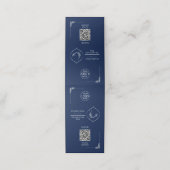 Ramadan Kareem Iftar QR-Code-Tischschild Treuekarte (Außenseite Aufgefaltet)