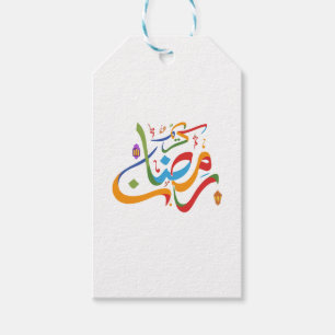 Ramadan Kareem in arabischer Farbe Geschenkanhänger