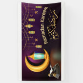 Ramadan Kareem Islamic Banner Vinyl Banner (Vertikal)