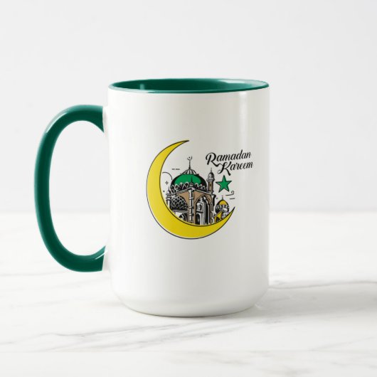 Ramadan Kareem Islamischer Becher Tasse (Links)
