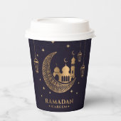 Ramadan Kareem Kaffee Pappbecher (Vorderseite)
