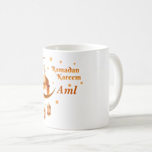 Ramadan Kareem Kaffeetasse (VorderseiteRechts)