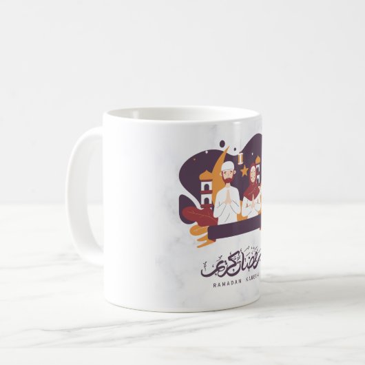 Ramadan Kareem Kaffeetasse (Vorderseite Links)