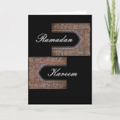 Ramadan Kareem Karte (Vorderseite)