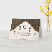 Ramadan Kareem Karte (Gelbe Blume)