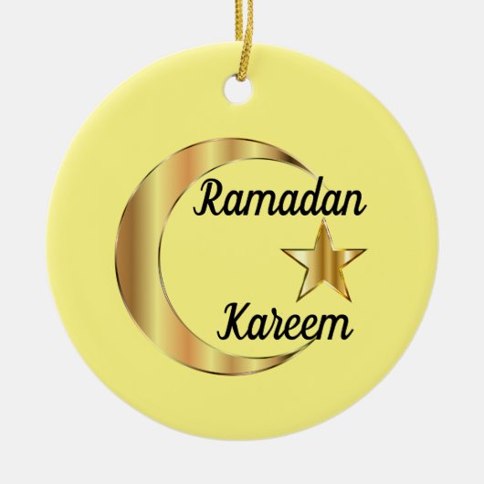 Ramadan Kareem Keramik Keramik Ornament (Vorne)