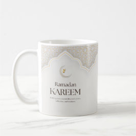 Ramadan Kareem Laterne und Halbmond-Kunst Kaffeetasse