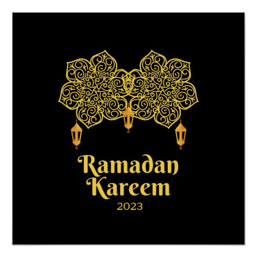 Ramadan Kareem Meaning - Eid Mubarak 2023 Poster (Vorderseite)