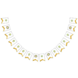 RAMADAN KAREEM MIT BLUMEN WIMPELKETTE