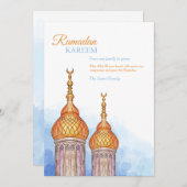 Ramadan Kareem Mosque Holiday Card Feiertagskarte (Vorne/Hinten)