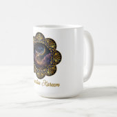 RAMADAN KAREEM MUBARAK 2024 EID MUBARAK KAFFEETASSE (VorderseiteRechts)