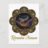 RAMADAN KAREEM MUBARAK 2024 EID MUBARAK POSTKARTE (Vorderseite)