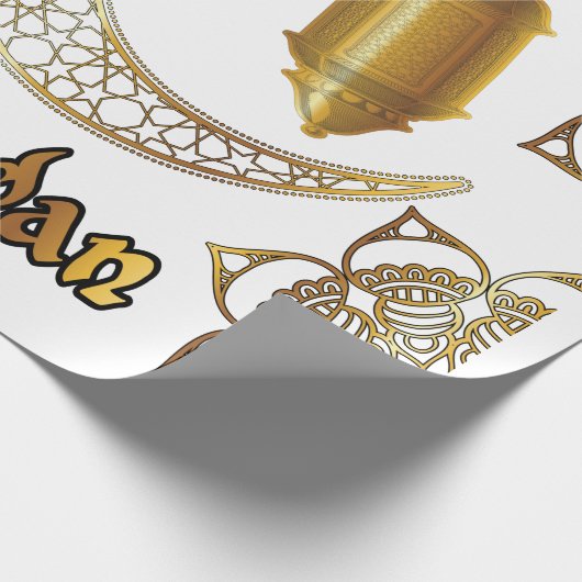 Ramadan Kareem, Mubarak, Geschenkpapier (Ecke)