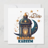 Ramadan Kareem Mubarak Lantern ramadan 2024 Einladung (Vorderseite)
