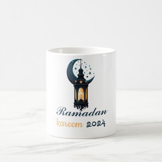 Ramadan Kareem Mubarak Lantern ramadan 2024 Kaffeetasse (Mittel)