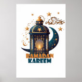 Ramadan Kareem Mubarak Lantern ramadan 2024 Poster (Vorne)