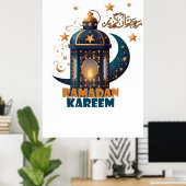 Ramadan Kareem Mubarak Lantern ramadan 2024 Poster (Heimbüro)